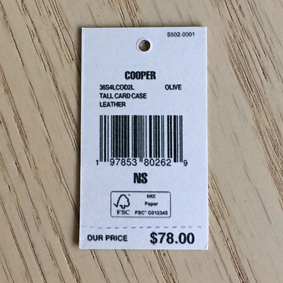 Michael Kors Cooper Olive Leather Card Holder Case - Picture 7 of 7